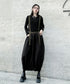 Cord Loose Suspender Skirt